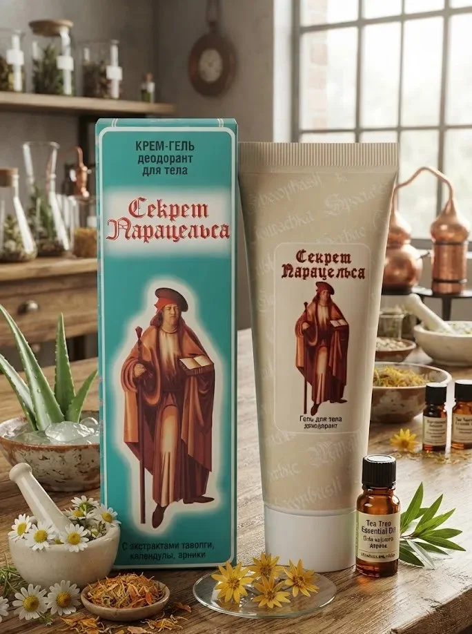 Дезодоруючий косметичний гель для тіла "Секрет Парацельса"