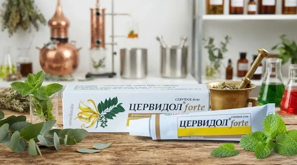 Ароматичний косметичний  масажний крем-бальзам для тіла «Цервідол-forte»